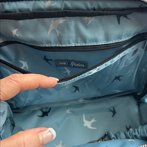 Lug Rider Black Rainbow Quilted Crossbody Bag New Condition - Picture 11 of 16